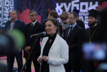 Анна Кузнецова поприветствовала участников фестиваля единоборств «Кубок равноапостольного Николая Японского»