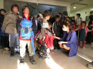 Детскому омбудсмену переданы российские дети из лагерей, неподконтрольных официальным властям Дамаска
