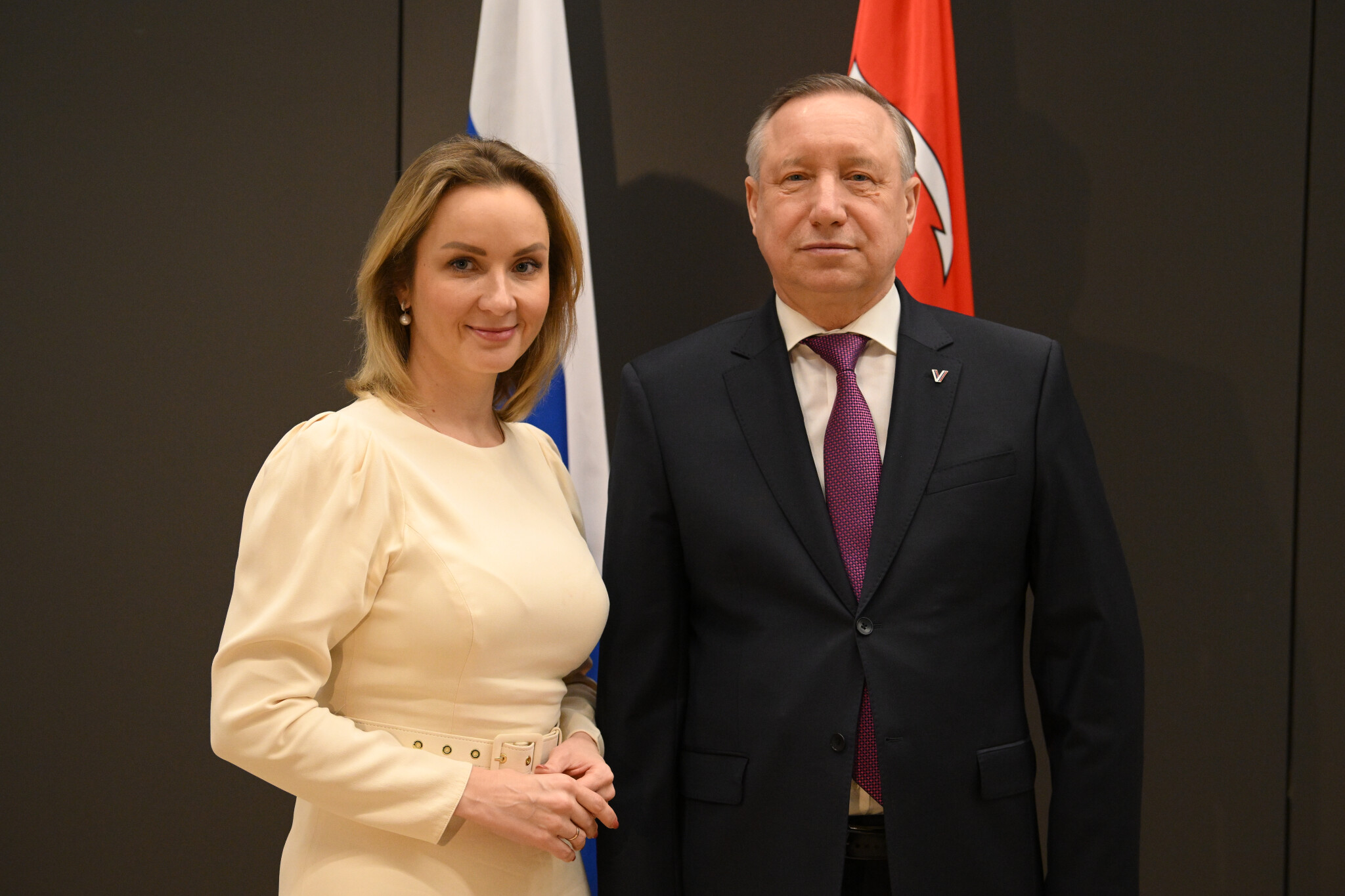 Санкт-Петербургу есть чем гордиться – Мария Львова-Белова встретилась с Александром Бегловым