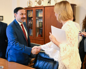 Мария Львова-Белова встретилась с чрезвычайным и полномочным послом Катара в России