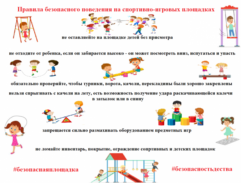 Правилами поведения на детской игровой площадке - УПОЛНОМОЧЕННЫЙ ПРИ  ПРЕЗИДЕНТЕ РОССИЙСКОЙ ФЕДЕРАЦИИ ПО ПРАВАМ РЕБЕНКА